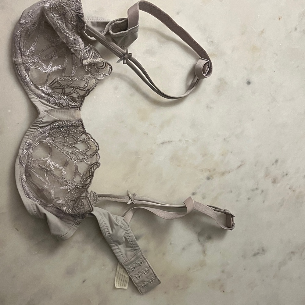 Simone Perele Lace Underwire Bra - Cream